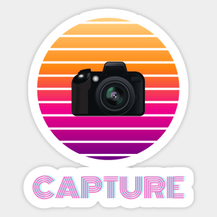 Capture photographer Sticker